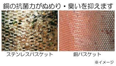 銅バスケットセット シンク