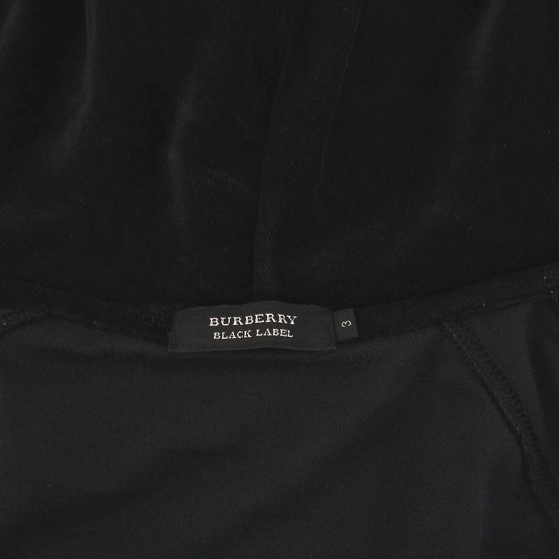 バーバリーブラックレーベル BURBERRY BLACK LABEL ベロア