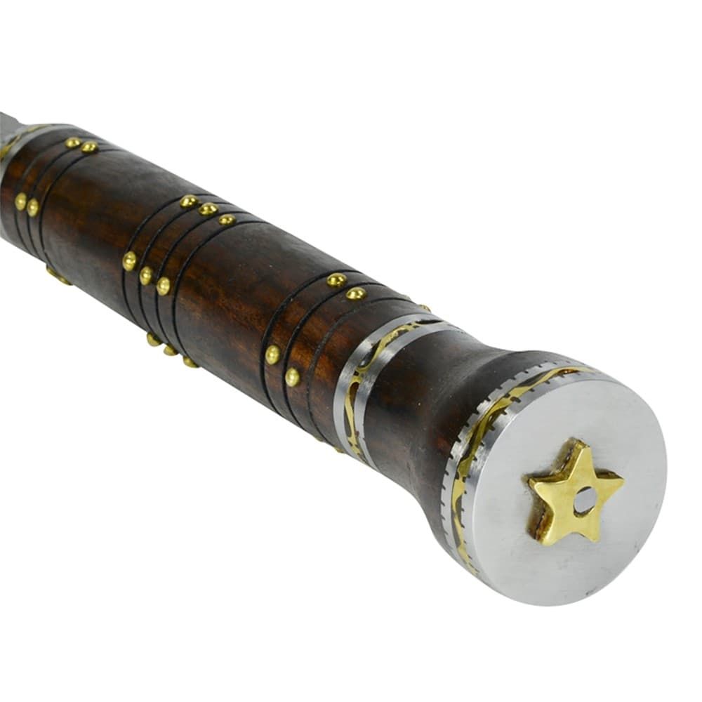 ローズウッドハンドル レザーシース付属