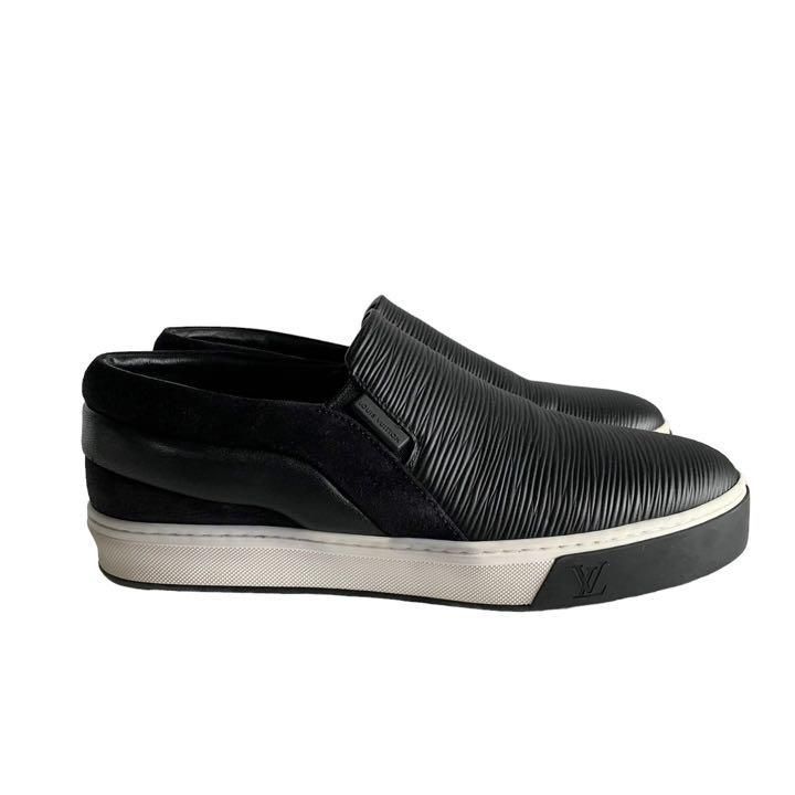 LOUIS VUITTON ルイヴィトンエピ ソルボンヌ_エピ_BRW/レザー LOUIS VUITTON ルイヴィトン FD0116 エピ スリッポン レザー