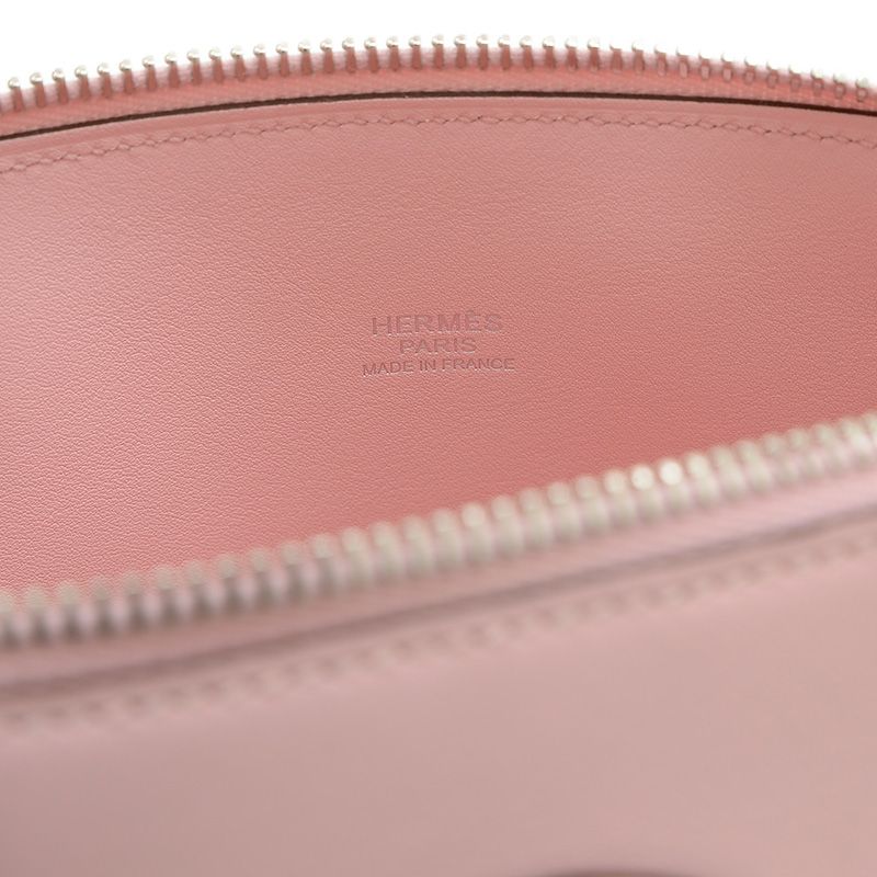 エルメス ボリード27 スイフト ローズサクラ シルバー金具 X刻印
