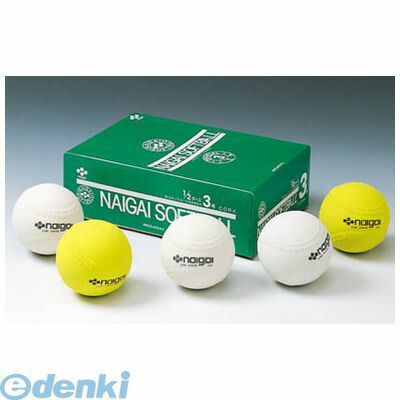 【新品・14営業日以内発送】4937758043033 ナイガイ SB3C ナイガイ　ソフト　３号　コルク イエロ－ 6入【沖縄離島販売不可】