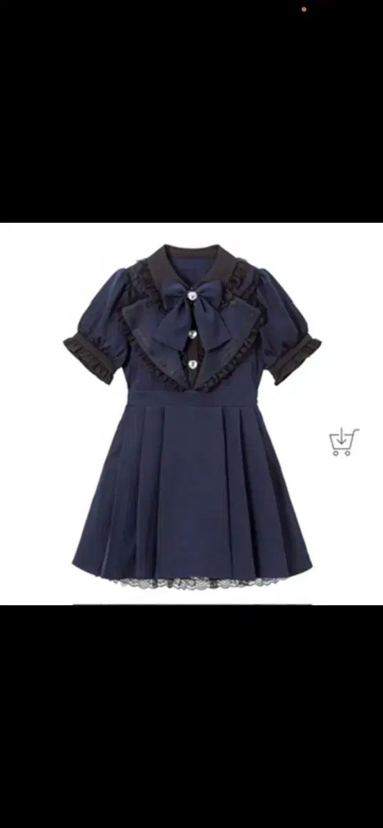 DearMyLove ディアマイラブ オシコロール アイドル ワンピース ネイビー 3L