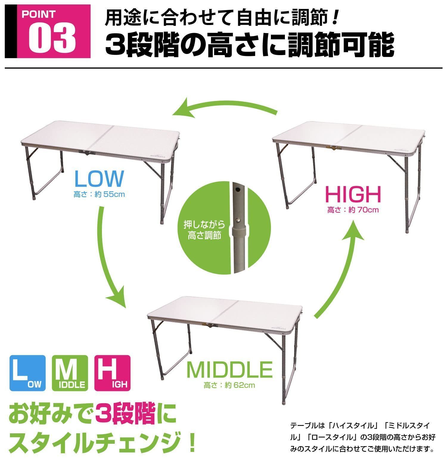 レジャーテーブル ピクニックテーブル