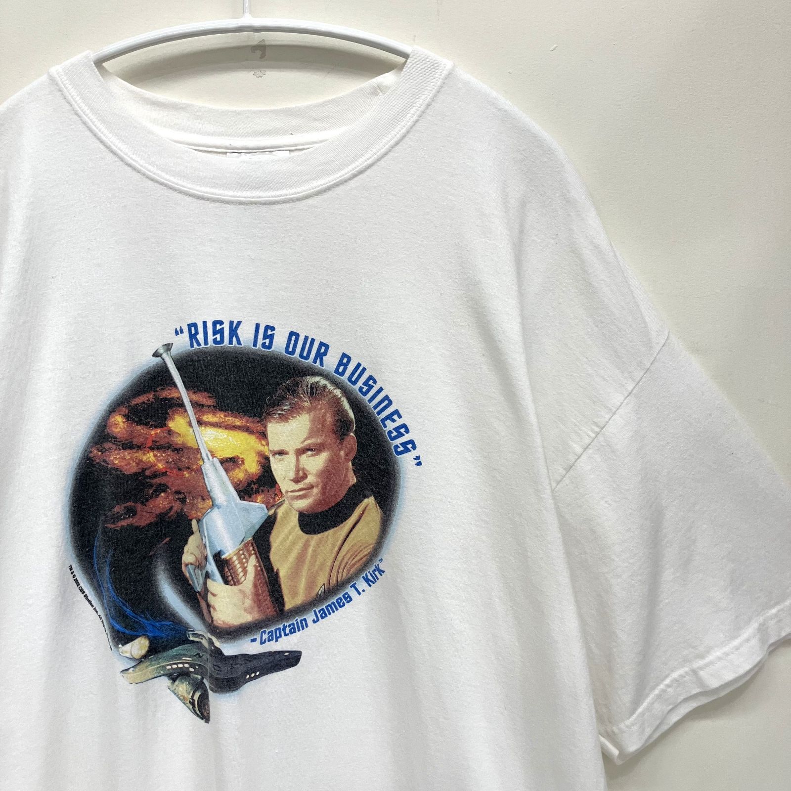 STAR TREK スタートレック ?2006 captain James T.Kirk Tシャツ PORT and COMPANY XLサイズ ハイチ製