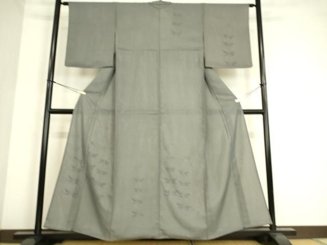 平和屋着物▽訪問着　無双　紗袷　紗×絽　草花文　正絹　逸品　DAAS0477az 平和屋着物▽訪問着 無双 紗袷 紗×絽 草花文 正絹 逸品 DAAS0477az