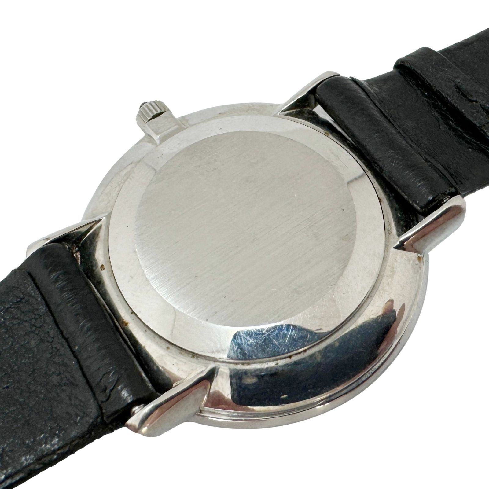 オメガ デビル OMEGA クォーツ 中古 銀黒 アンティーク ビンテージ 