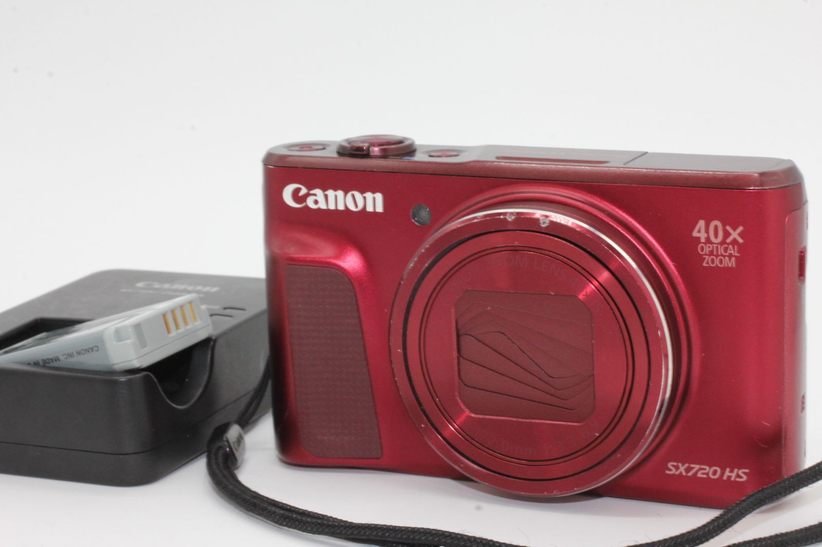 2021年激安 Canon デジタルカメラ PowerShot SX720 HS レッド 光学40倍