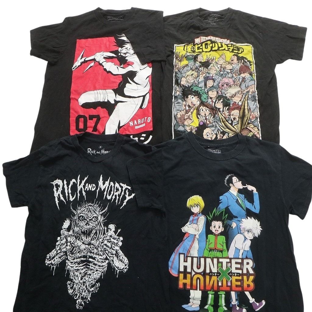 古着卸 まとめ売り キャラクター 半袖Tシャツ 16枚セット (メンズ S