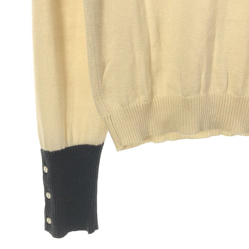 foufou / フーフー | bi-color knit polo / バイカラーニットポロ | F