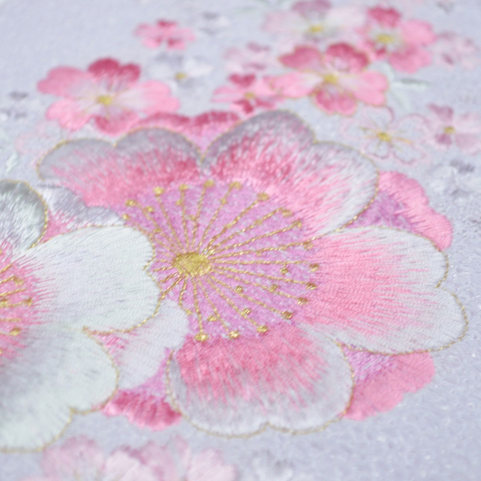美品》正絹 振袖フルセット S〜Lサイズ 成人式 辻が花風 濃紫 上品