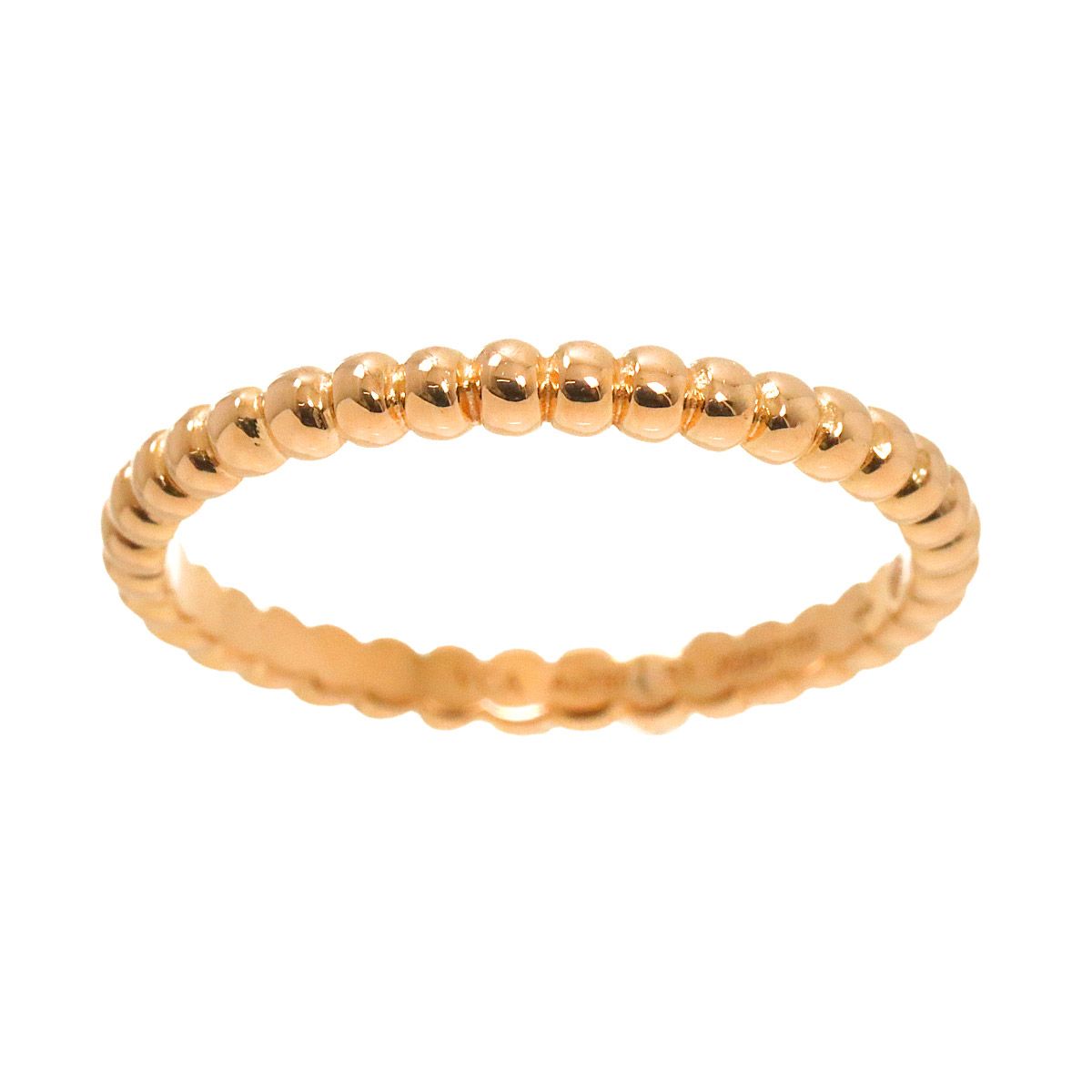 VANCLEEF＆ARPELS★ペルレ ゴールドビーズ スモール リング Van Cleef & Arpels ペルレ スモール リング 53 ゴールド