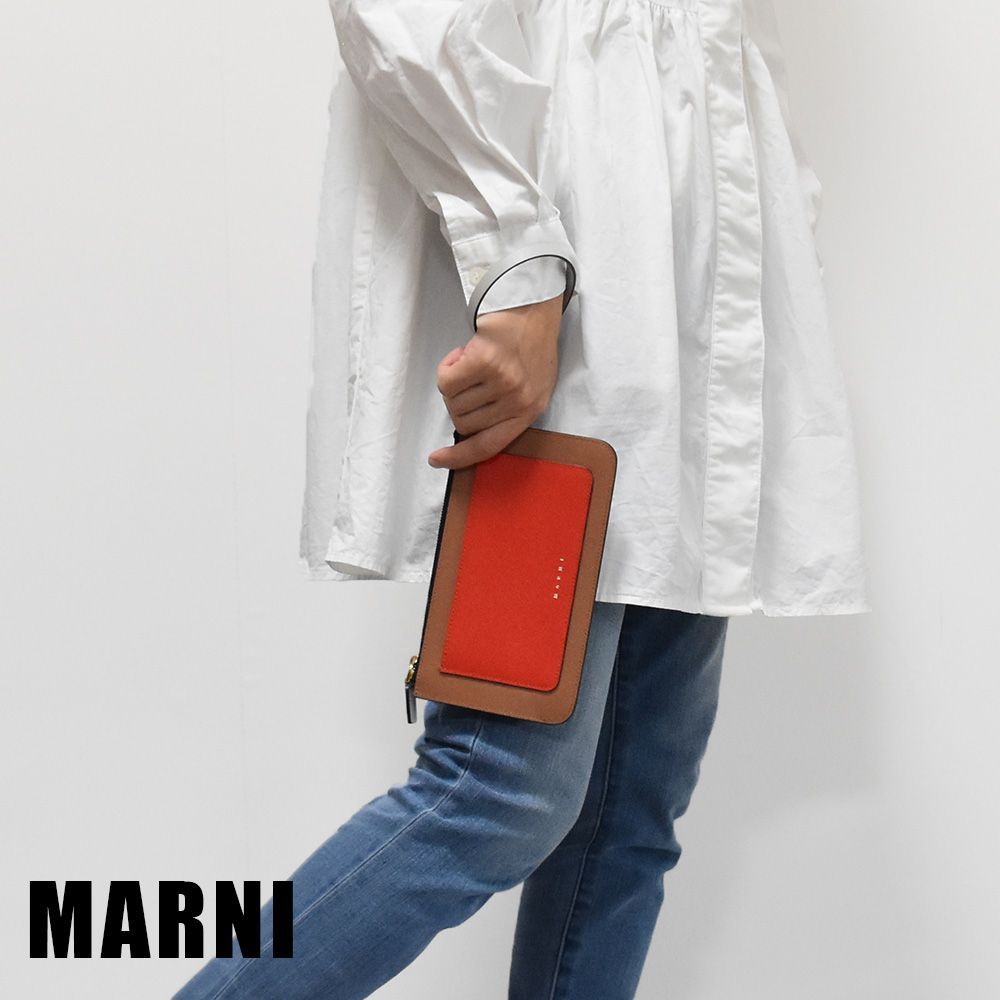 MARNI マルニ ポーチ 小物入れ ストラップポーチ クラッチバッグ