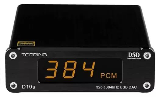 PCハード TOPPING USB-DACデジタルアンプ D10s ブラック D10s