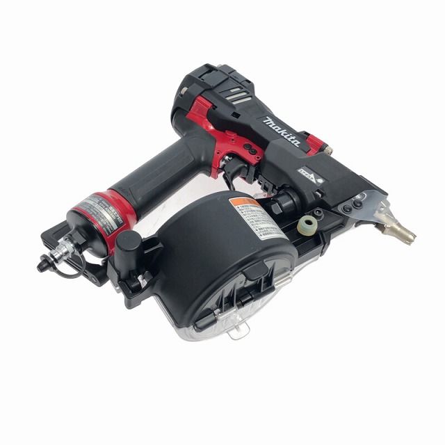 Makita - makita マキタ 50mm 高圧エア釘打 エアダスタ付 赤 ケース付 AN534H 中古美品 Makita - makita マキタ 50mm 高圧エア釘打 エアダスタ付 赤