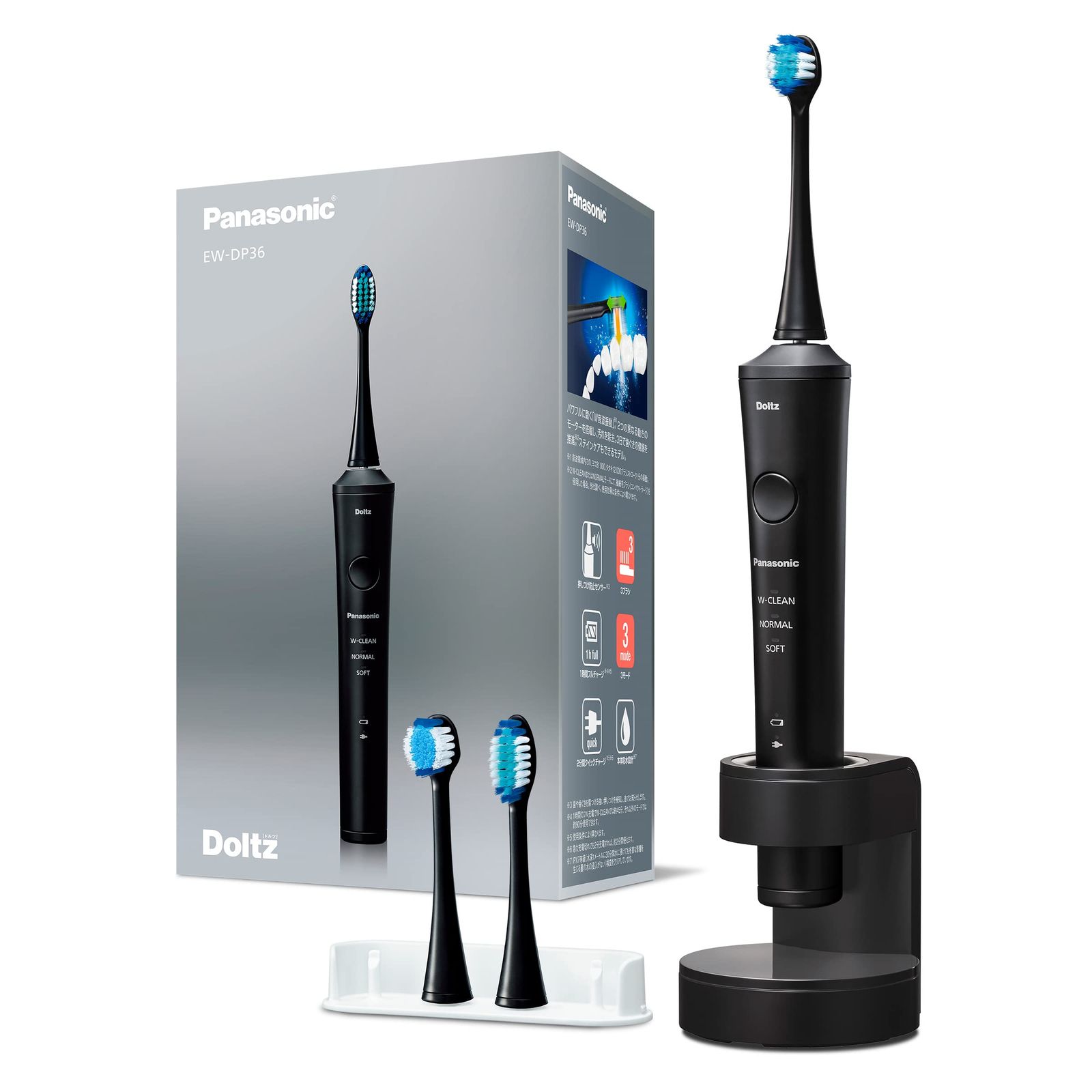 パナソニック 電動歯ブラシ ドルツ ハイグレードモデル 黒 EW-NDPD6-K
