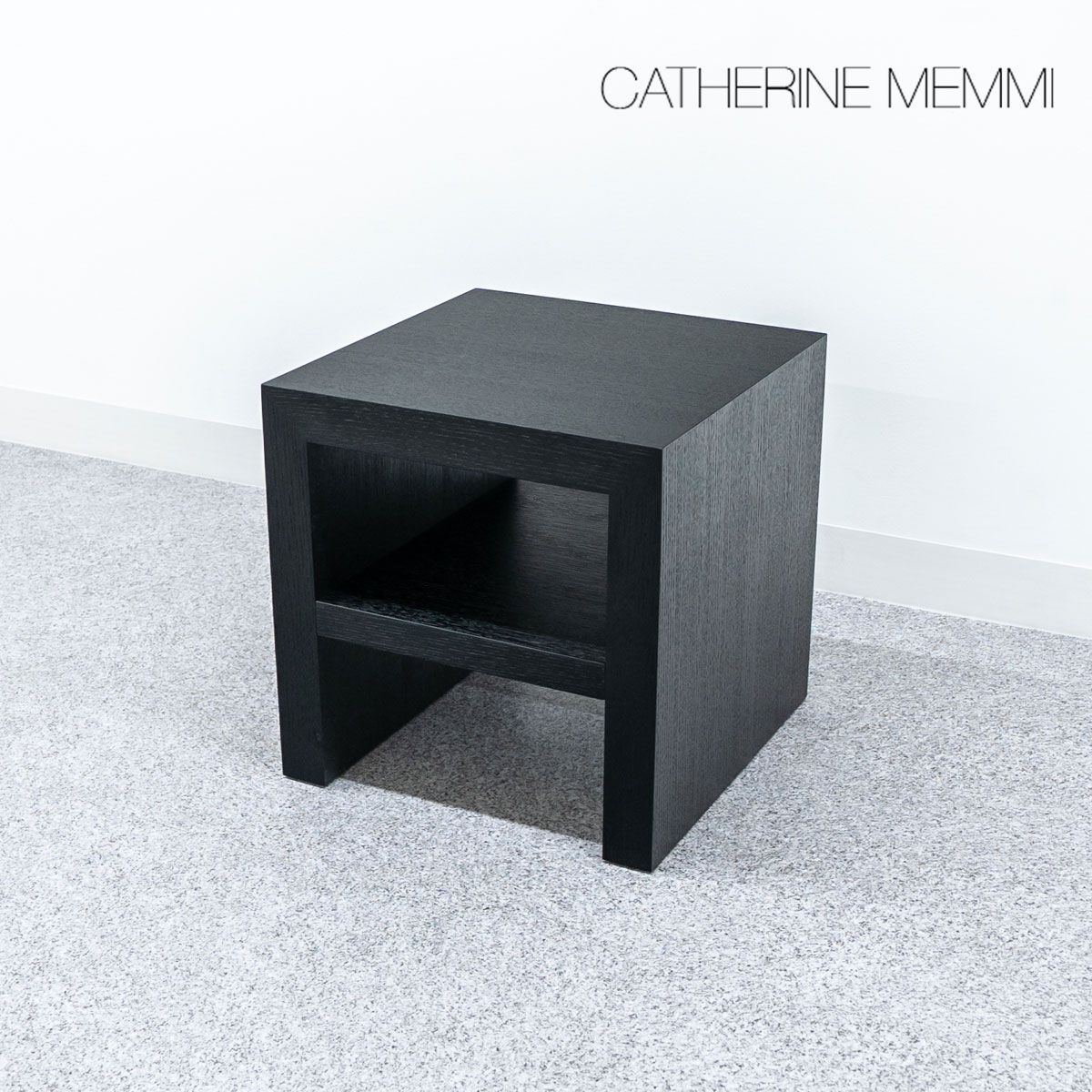 CATHERINE MEMMI カトリーヌメミ ZEN ゼン ベッド サイド ナイト テーブル 収納 ウッド ブラック 1