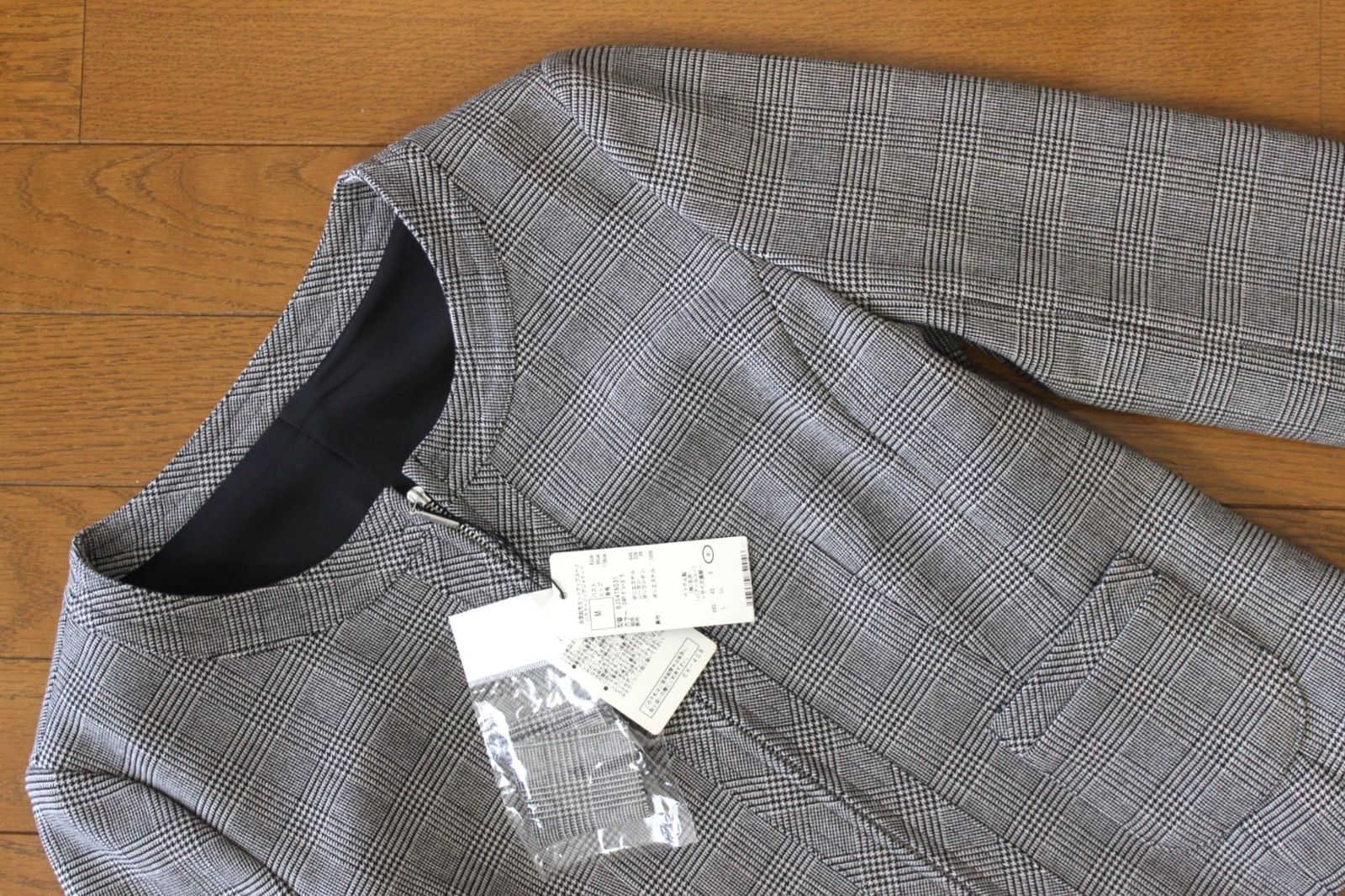 ♥ ru アールユー 丸井 上品グレンチェック セットアップスーツ M 9号 卒業式 入学式 ビジネス マルイ ♥