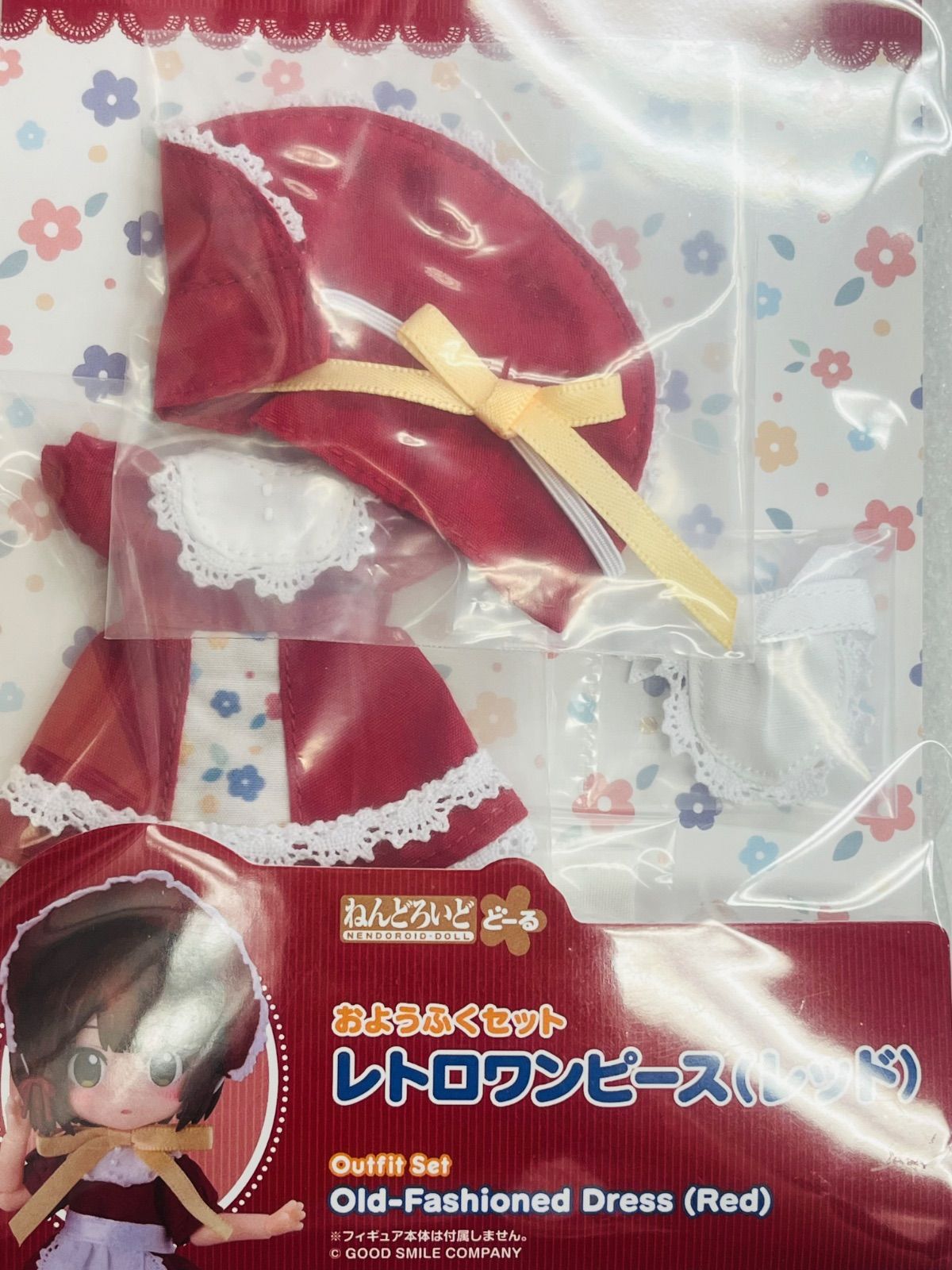 ねんどろいどどーる おようふくセット レトロワンピース レッド