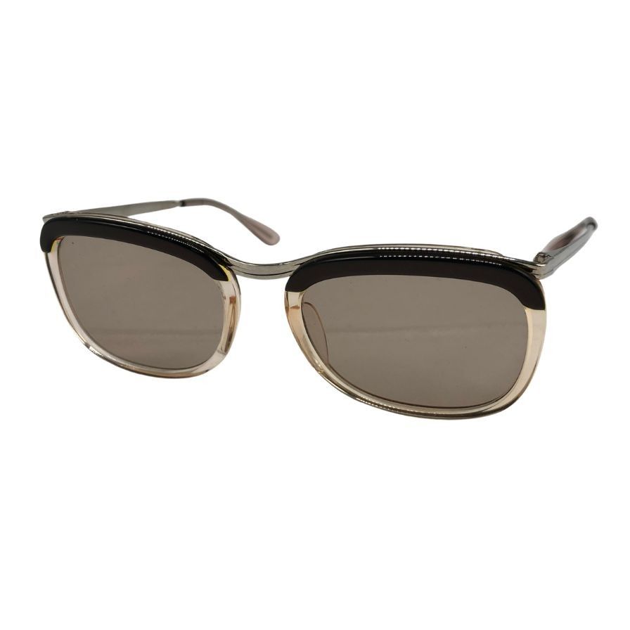 アモール 眼鏡 40年代 フランス製 コンビフレーム ブラウン系 メンズ AMOR FRANCE VINTAGE AMOR アンティーク眼鏡 アモール ヴィンテージメガネ ゴールドフレーム