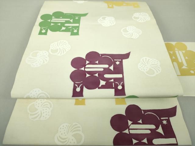 袋帯/美品/西陣/箔/仕立上がり/9936 高級西陣織 袋帯 『手もみ箔