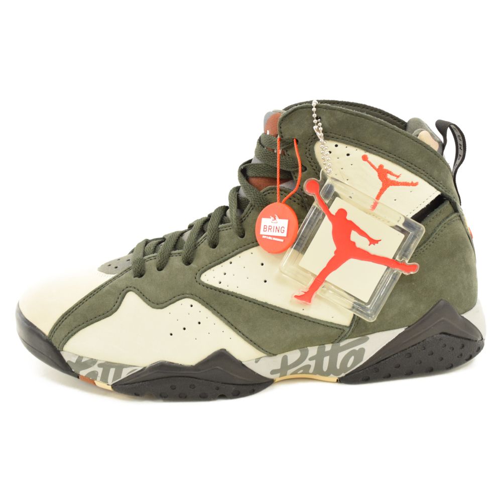 NIKE ナイキ ×Patta AIR JORDAN 7 RETRO SEQUOIA AT3375-100 エア