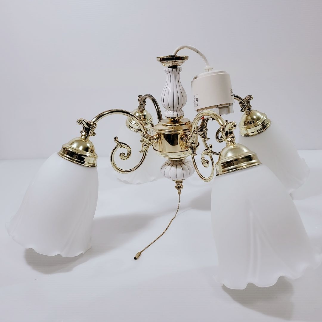 TOSHIBA 東芝蛍光灯器具 シャンデリア BFC-4903Z 電球色 暖色 リビング