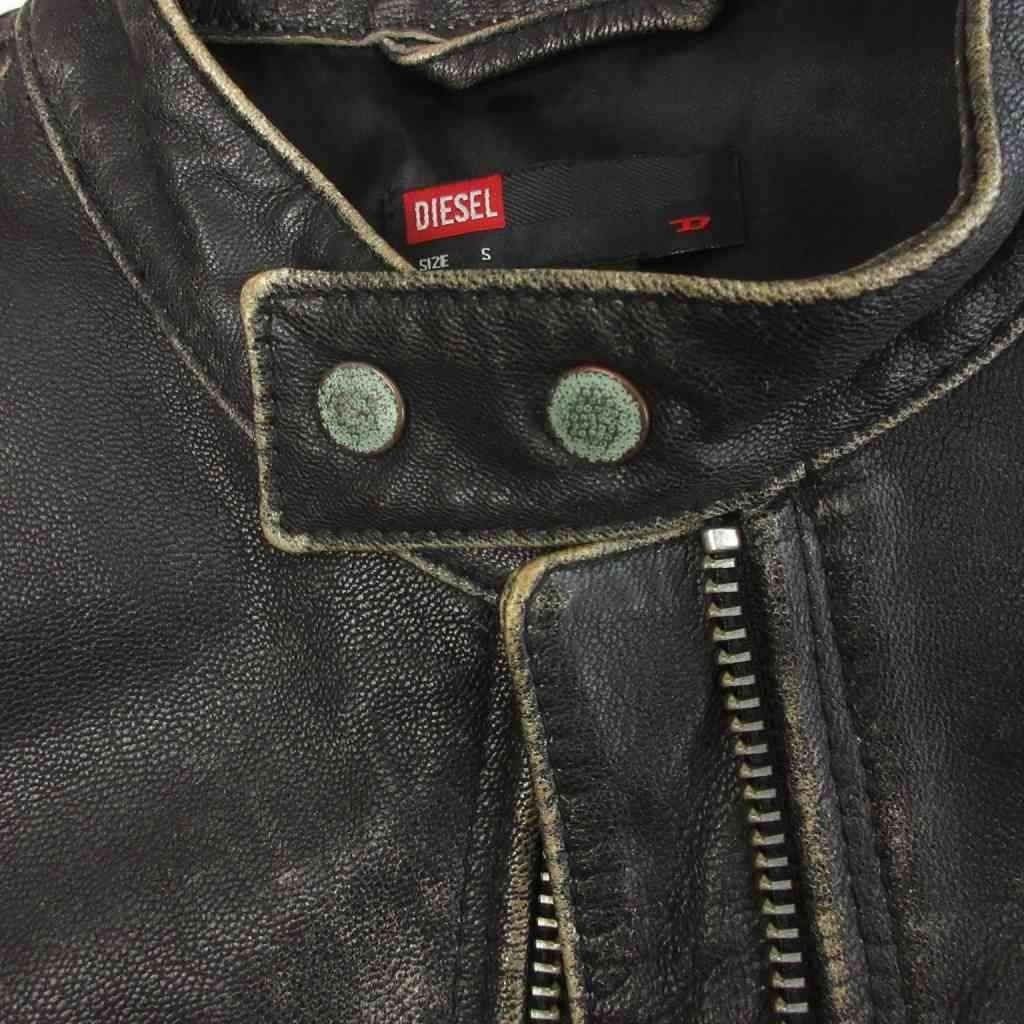 ディーゼル DIESEL ライダースジャケット ブルゾン シングル