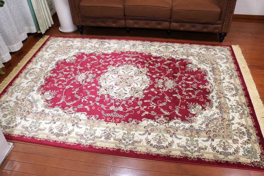 ペルシャ柄絨毯 160×230 新品未使用 大判ラグ カーペット 訳あり