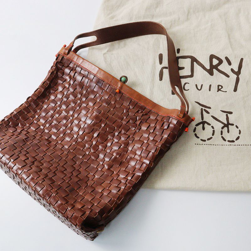 希少アイテム アンリークイール HENRY CUIR メッシュレザー ワン