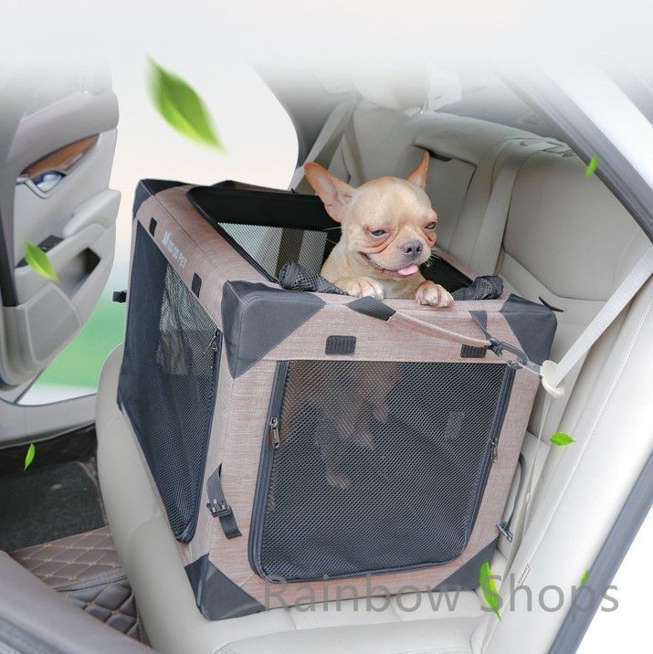 L XLサイズ ペットケージ ペットハウス 軽量 軽い 折り畳み可 車載 車用 屋内用 型崩れ防止 安全ロック付き リード付き 安全 安心 通気性素材 組立簡単 旅行 お泊り 散歩 お出かけ 通院