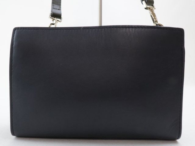 2407-5 ポールスミス ショルダーバッグ Paul Smith レザー製 ブラック