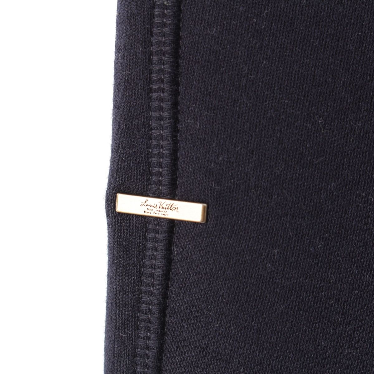 ルイヴィトン 21SS ウール スウェットパンツ メンズ グレー×ホワイト