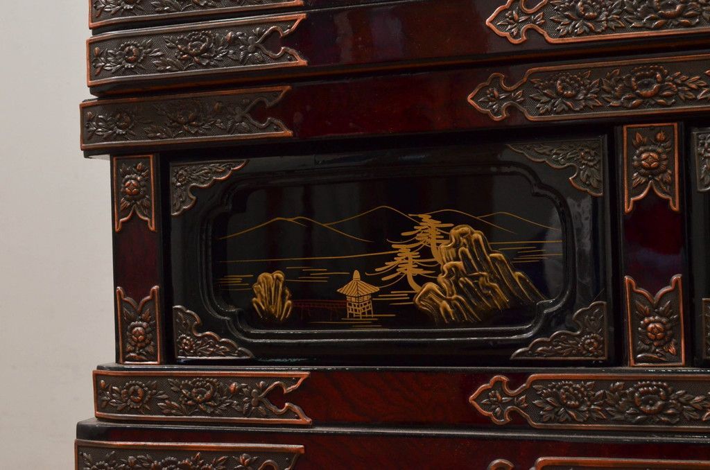 GMET333C○紀州箪笥 伝統工芸士 角谷楠雄 チェスト 整理箪笥 桐箪笥 最 GMET333C○紀州箪笥 伝統工芸士 角谷楠雄 チェスト 整理箪笥 桐