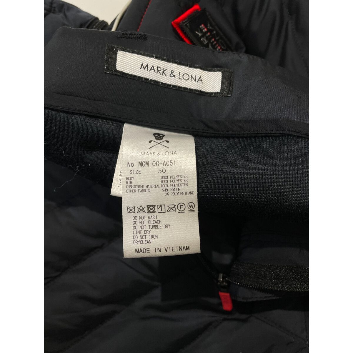 中古 メンズ マークアンドロナ MARK&LONA パンツ 50(LL) 黒 ブラック 