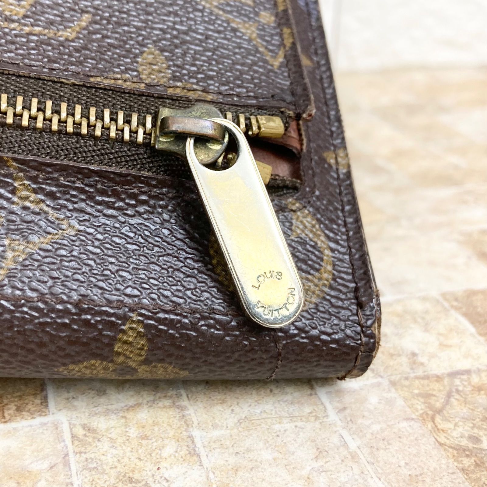 ルイヴィトン モノグラム ポルトフォイユ ウジェニ 三つ折り財布 M60123 LOUIS VUITTON ルイヴィトン モノグラム ポルトフォイユ