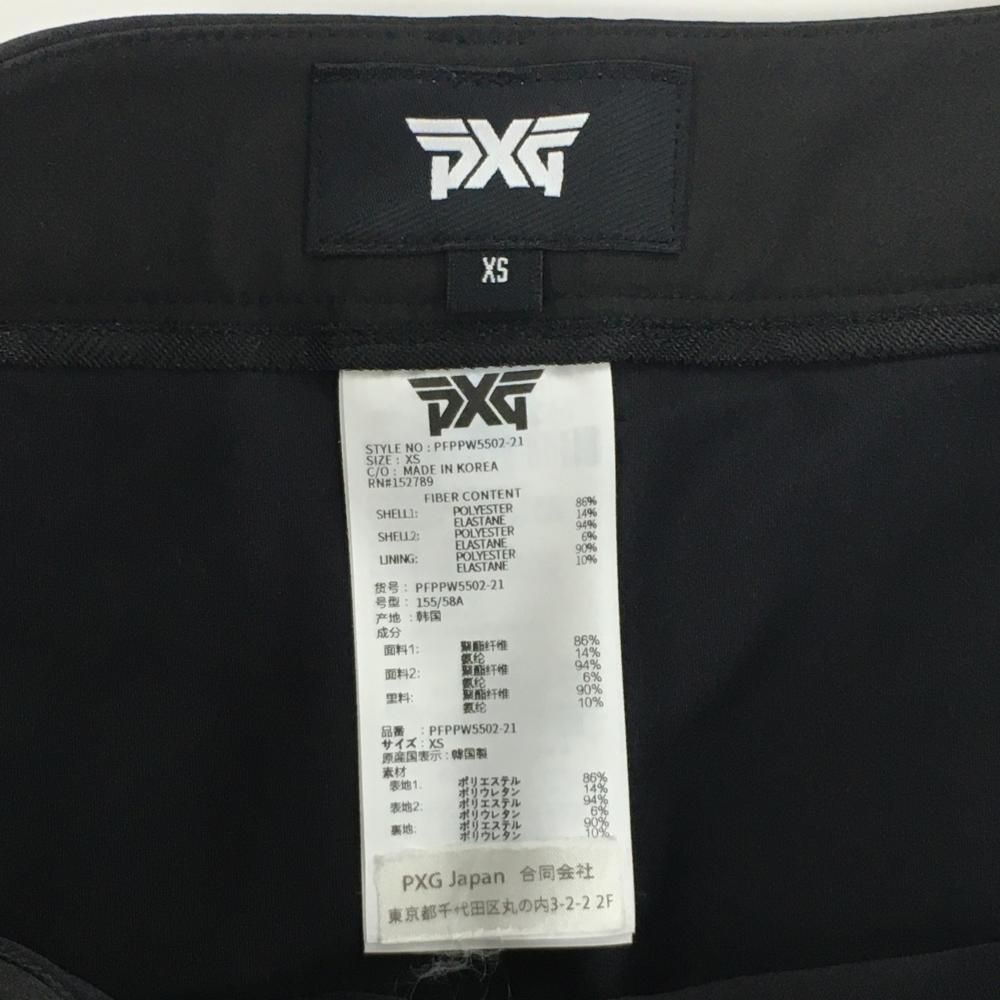 【超美品】パーソンズエクストリームゴルフ スカート 黒×白 サイドプリーツ・格子 レディース XS ゴルフウェア PXG 超美品】パーソンズエクストリームゴルフ スカート 黒×白 サイド