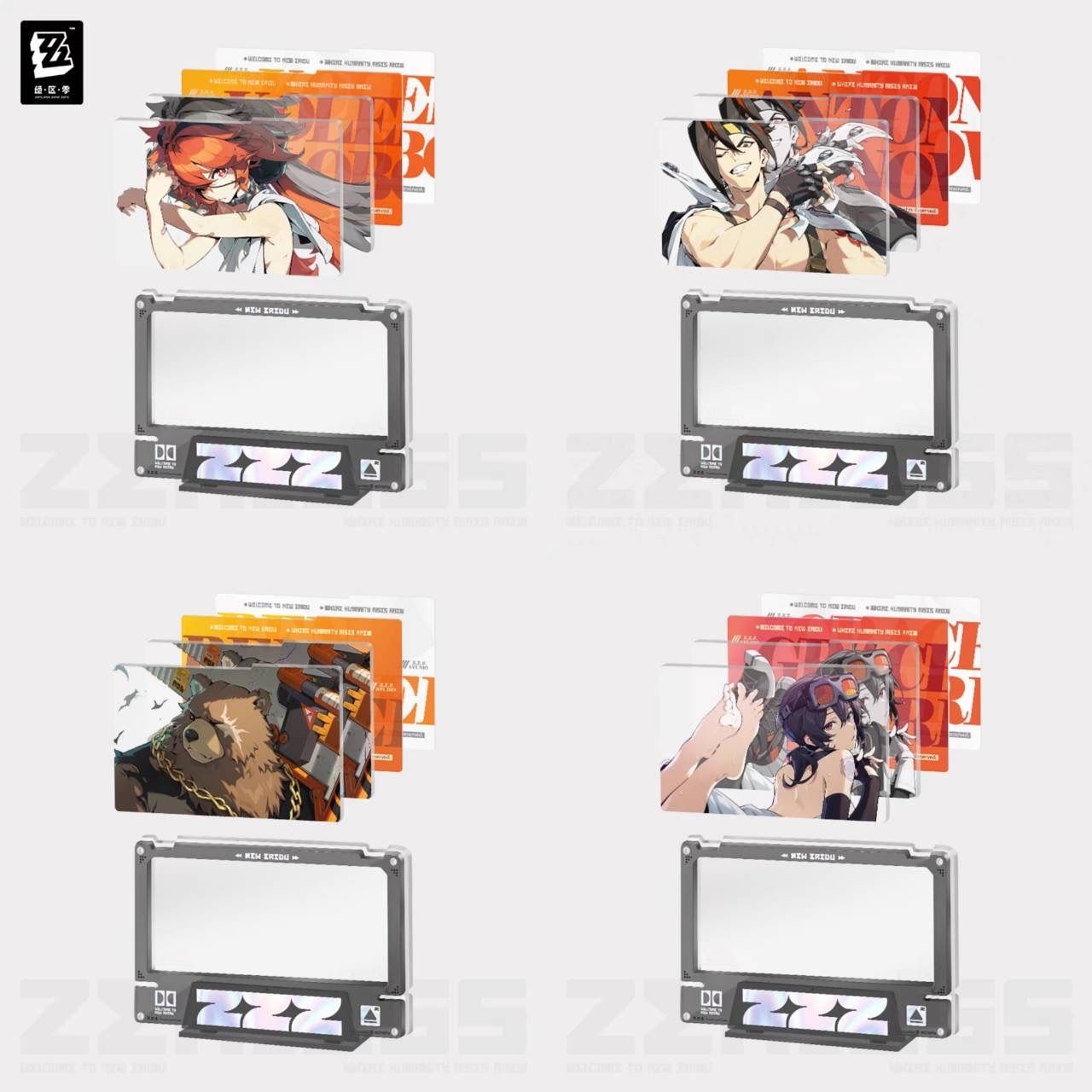 公式正規品　グレース　クレタ　アンドー　ベン　アクリルフレーム　カード　心象映画　ゼンゼロ　影画　白祇重工　ゼンレスゾーンゼロ　フレーム
