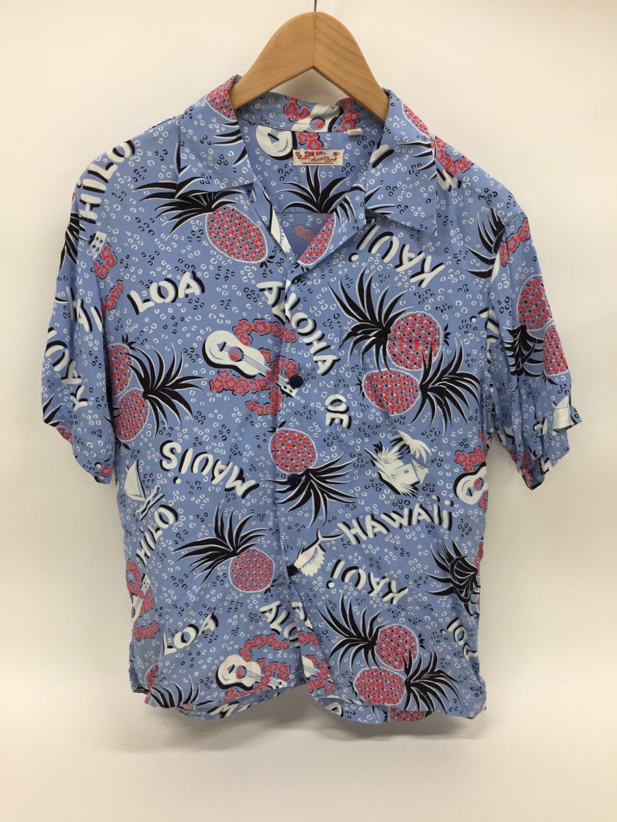 ウェア aoha SUN SURF アロハシャツ SS34445 【M128-20240804-11KS】 - メルカリ