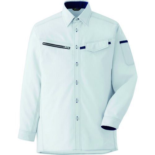 ミドリ安全 ベルデクセル 男女ペア 交織ストレッチシャツ