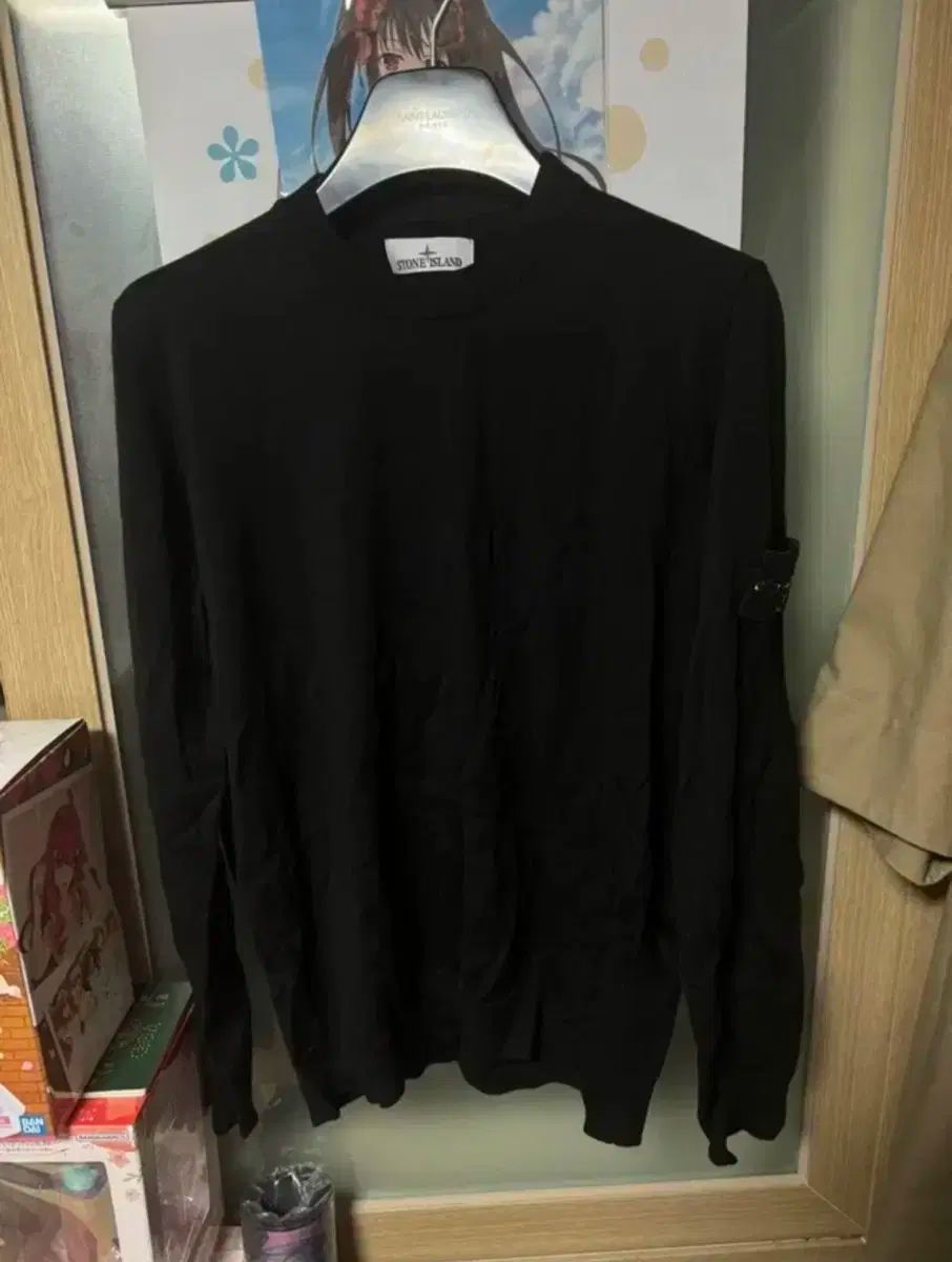 STONE ISLAND ストーンアイランド ニット セーター 黒 L