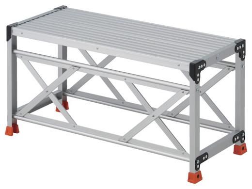 2営業日で発送 トラスコ中山 TRUSCO TRUSCO 作業用踏台 1段 高さ0.5m 天板1000×400 TSF1105 8000