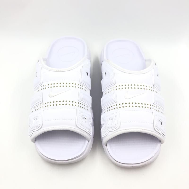 中古】NIKE AIR MORE UPTEMPO Slide White 28cm FD9883-101[24