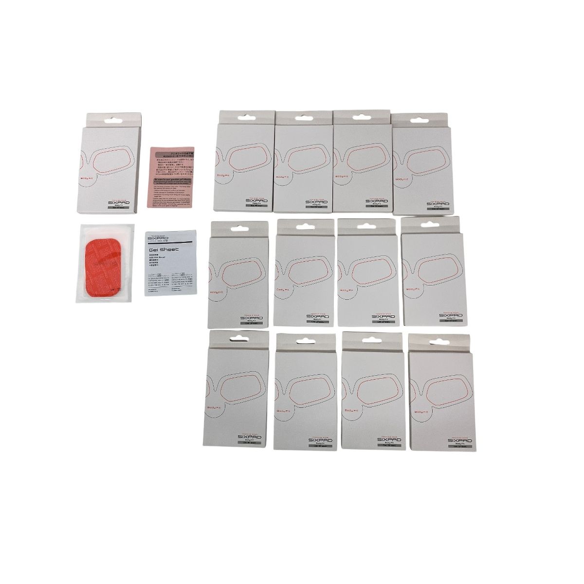 MTG SIXPAD SP-BJ2012C シックスパッド ボディフィット高電導ジェルシート 13点セット Z10542847 LLC-HASEGAWATOSO_COM