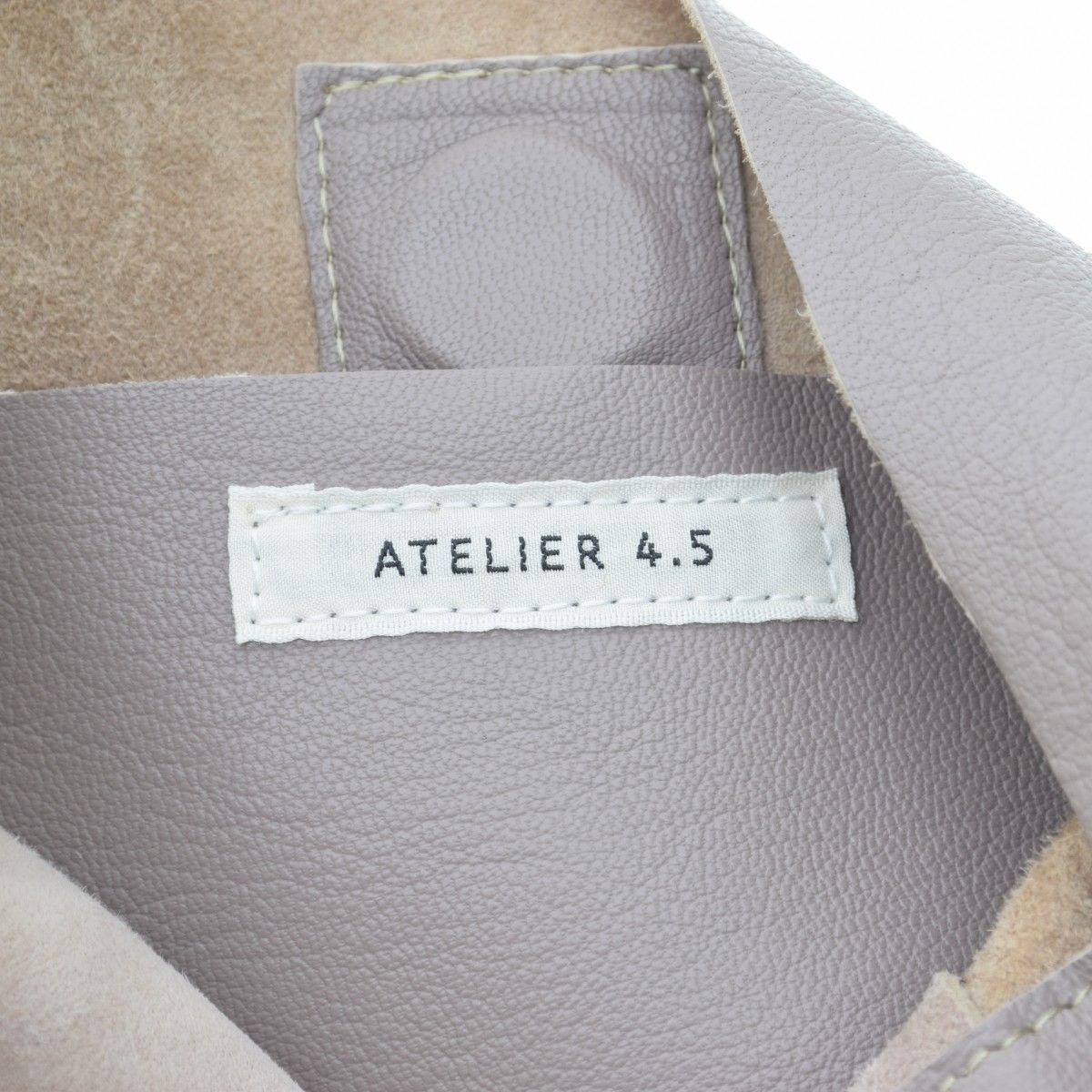 ATELIER4.5】A-006 ゴートレザーワンタッチショルダーバッグ - メルカリ