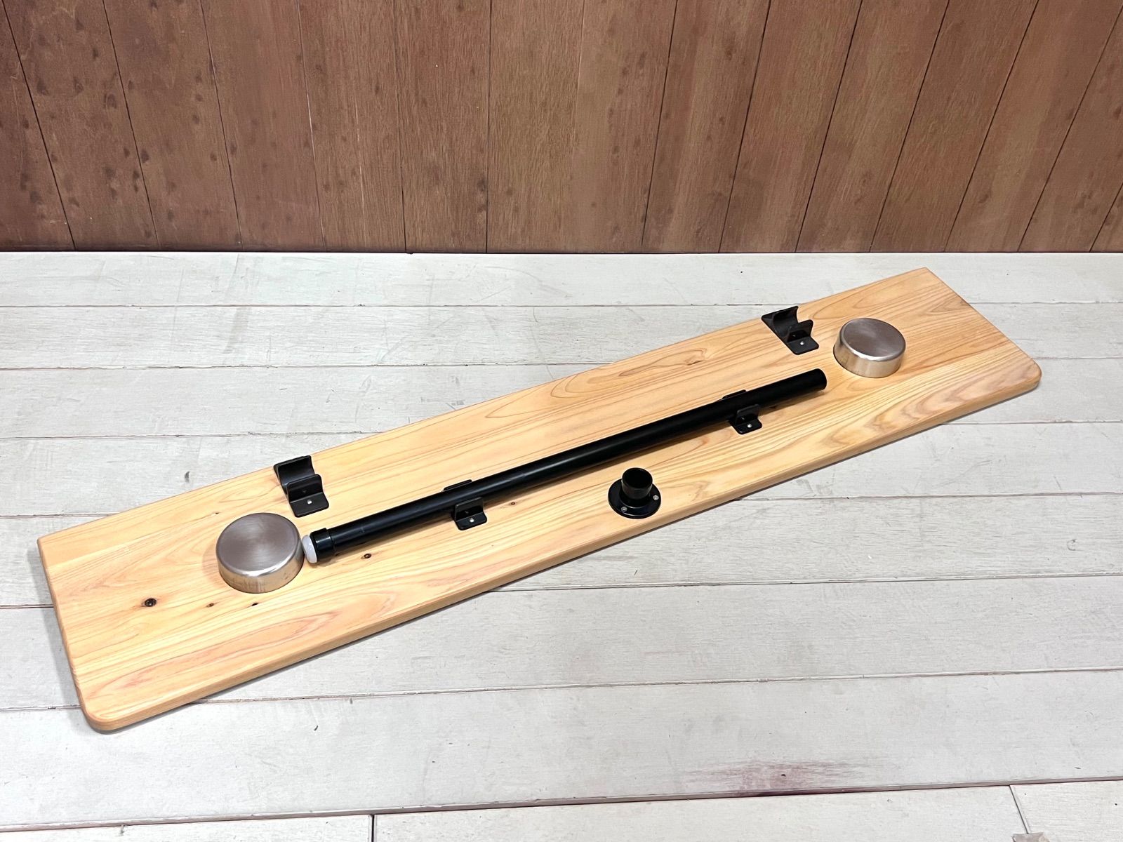 一点商品 ハイエースバン セカンドテーブル S-ＧL DX兼用 ひのき オイル塗装 クリア ワンオフ ハンドメイド