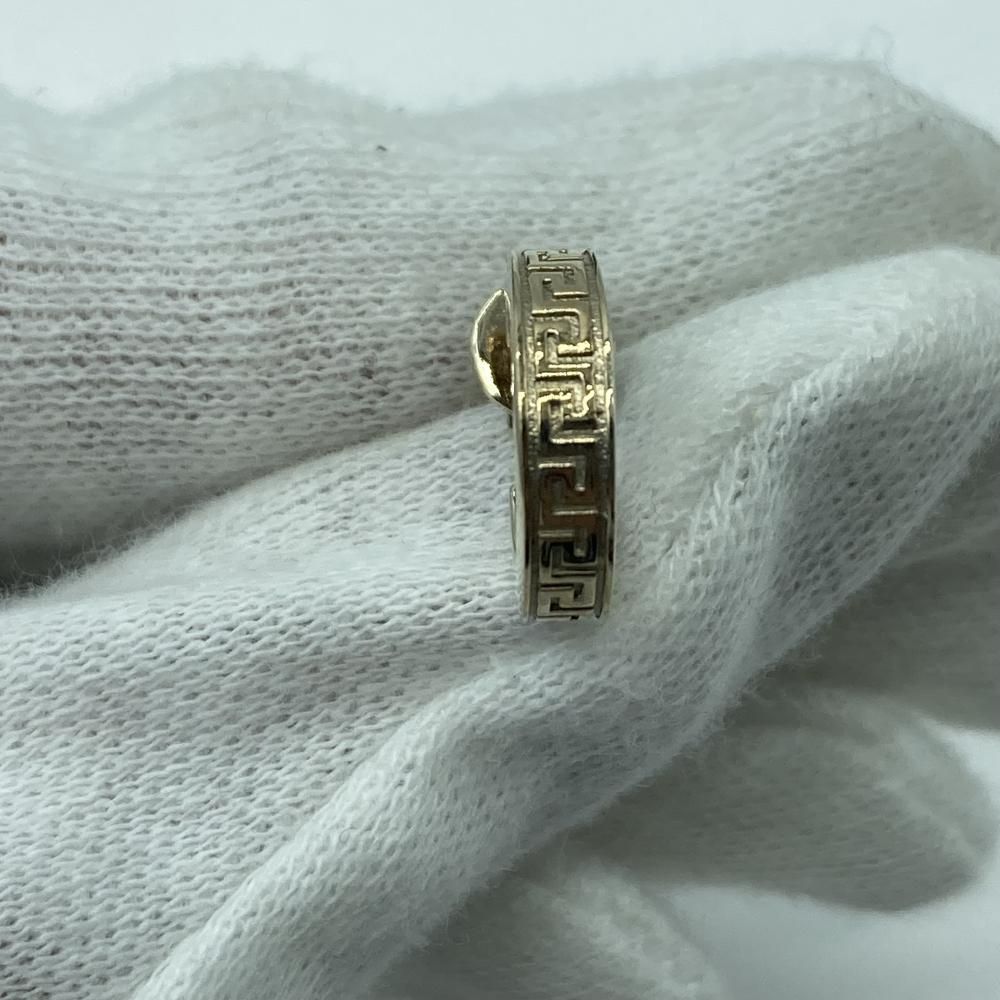 VERSACE ゴールド フープピアス 片側未使用 Versace グレカ フープピアス | ゴールドトーン | FARFETCH JP