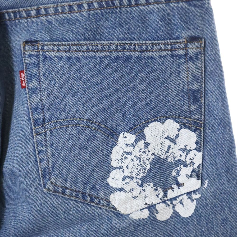 Denim Tears×LEVI’S デニムティアーズ×リーバイス　フラワー刺繍 DENIM TEARS (デニムティアーズ) ×LEVI'S 501 COTTON WREATH