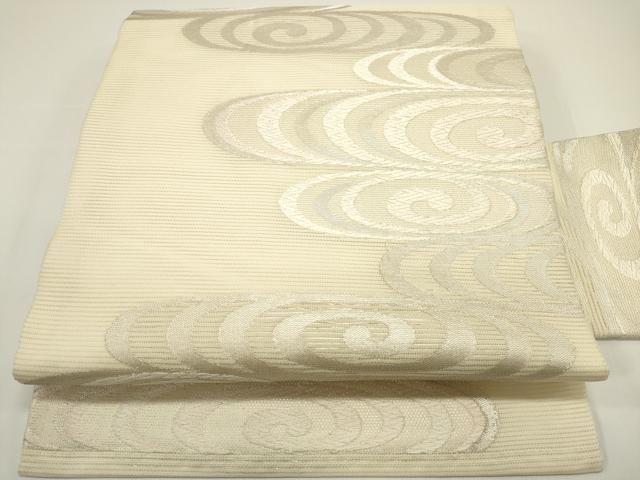 平和屋着物＊夏物 九寸開き名古屋帯 流水文 正絹 逸品 CAAW6891fb