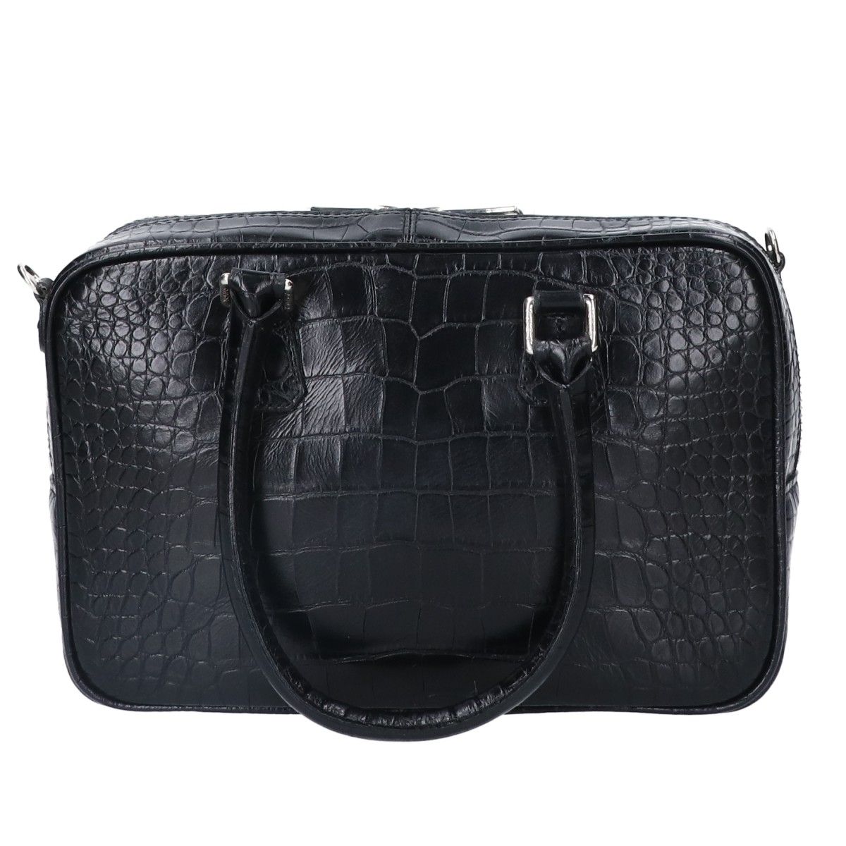 A.D.M.J. Accessoires De Mademoiselle ADMJ 【新品未使用】20SS01009 CROCOEMBOSSING  BEE MOTIF BOSTONBAG 23cm 牛革/クロコ型押し ミツバチモチーフ付 - メルカリ